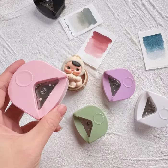 Coupe-coins R4 Rounder Cutter, petit arrondisseur de coins, pour papier photo, aquarelle, cartes, papeterie, découpe de coins arrondis