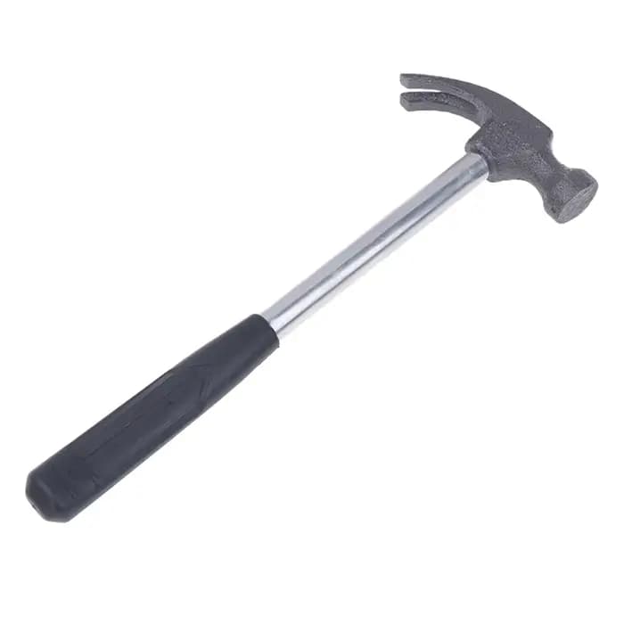 Outil ménager, marteau à cornes puissant et polyvalent, acier à haute teneur en carbone, forgeage, poignée en caoutchouc antidérapante, mini marteau en fer de petite taille