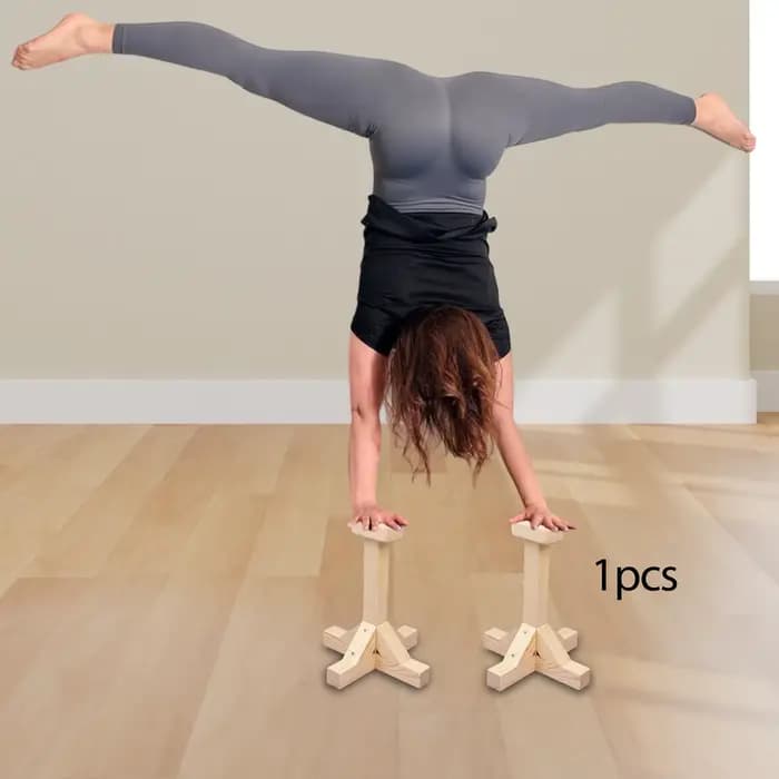 Bâtons d'équilibre pour la pratique de la force avec base antidérapante, équipement d'entraînement au poids du corps pour l'équilibre, blocs d'équilibre pour la gym