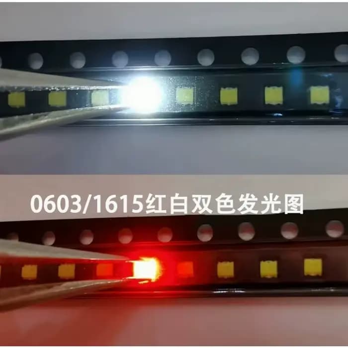Nouveau original 200 pièces 1615 bicolore SMD LED rouge + vert/R + bleu/R + jaune/R + jaune/R + blanc 0603 0805 deux couleurs