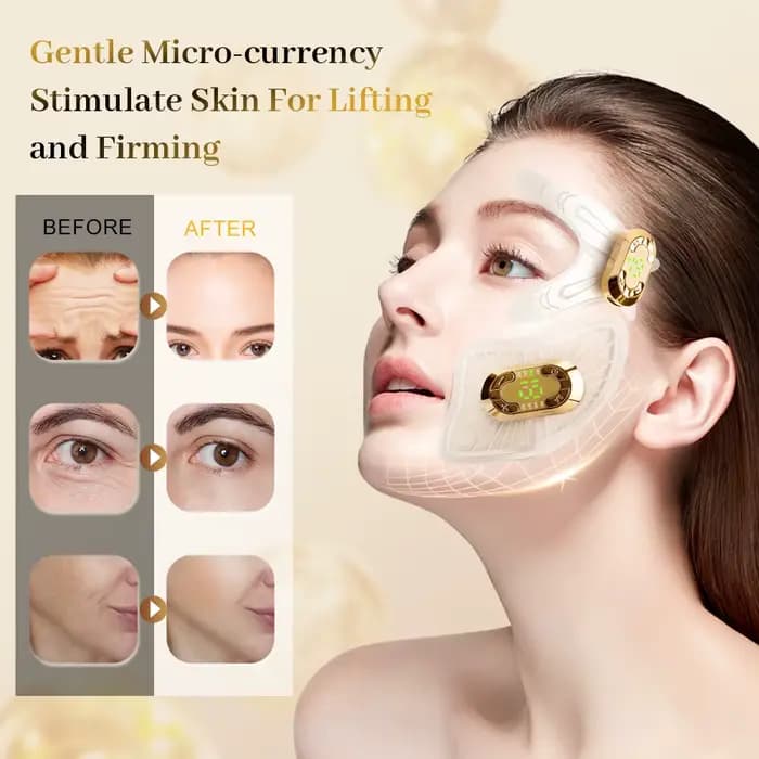 Masseur de Lifting du visage V Machine faciale Anti-rides EMS raffermissant Massage du visage cou yeux dispositif de Lifting du visage beauté soins de la peau