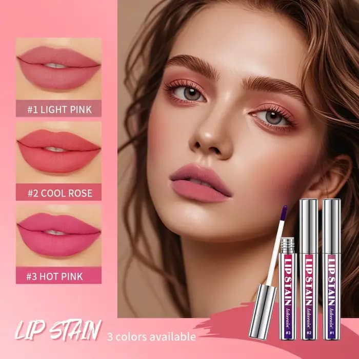Gloss à lèvres peel-off 3 couleurs longue tenue