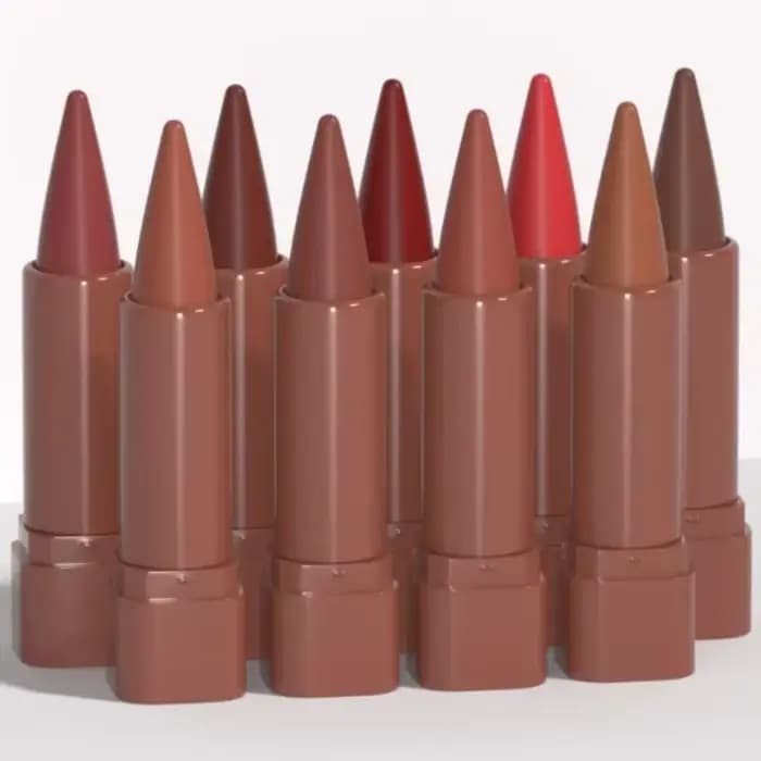 Stylo de rouge à lèvres multicolore longue durée