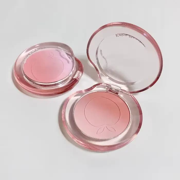 Fard à joues rose pêche, violet mat, teinte des joues, maquillage durable, éclaircissant, douceur soyeuse du visage, Palette de poudre Rouge, cosmétiques