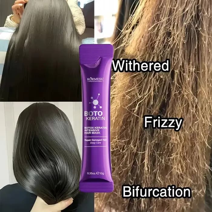 Masque capillaire à la kératine magique, réparation en 5 secondes, répare les dommages cheveux crépus, doux, lisses, brillants, hydratation profonde, traitement des cheveux, masque réparateur pour les