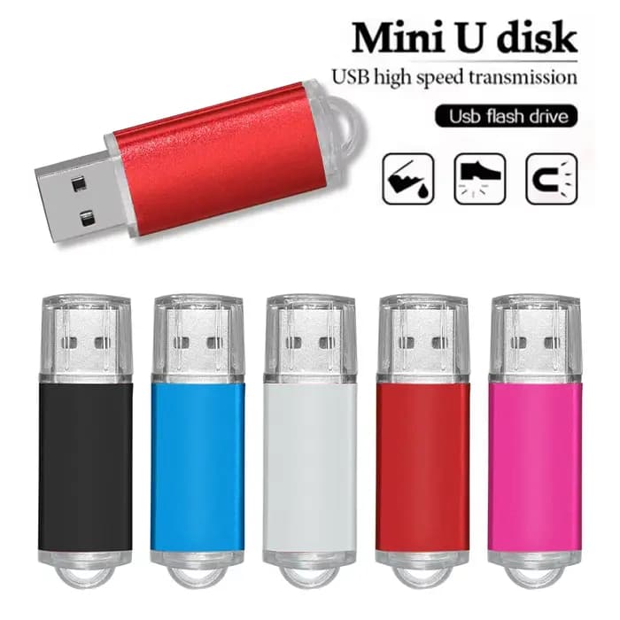 Clé USB 2.0 Colorée 8 Go 16 Go 32 Go 64 Go Clé USB Flash Drive 1 Go 2 Go 4 Go pour Smartphone/PC Personnalisable