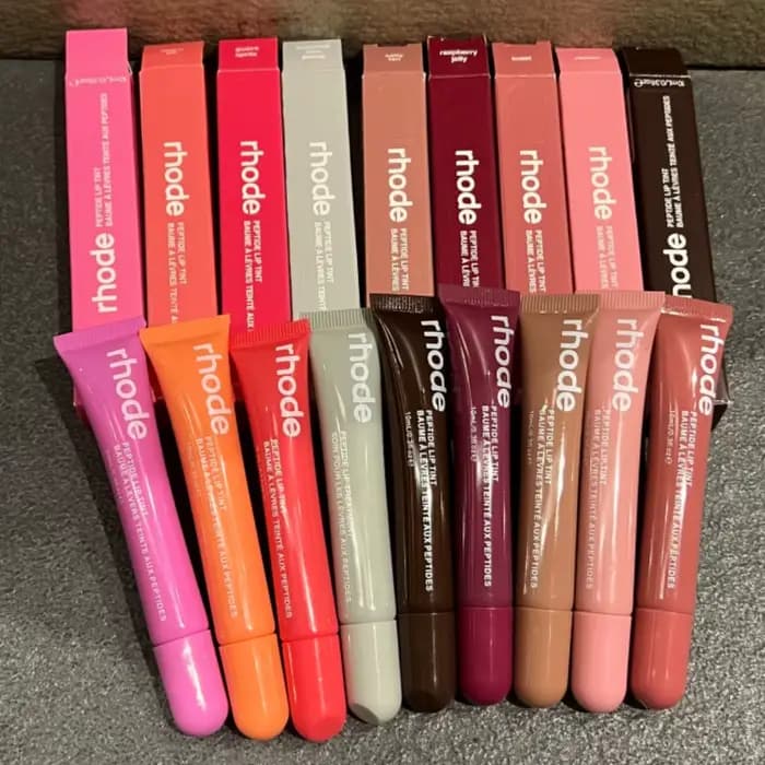 Rhode Popular Makeup Lip Gloss Lip Moisturizer Sugar Cookie Ribbon Toast Jelly Bean Pbj Lemontini Long Lasting
