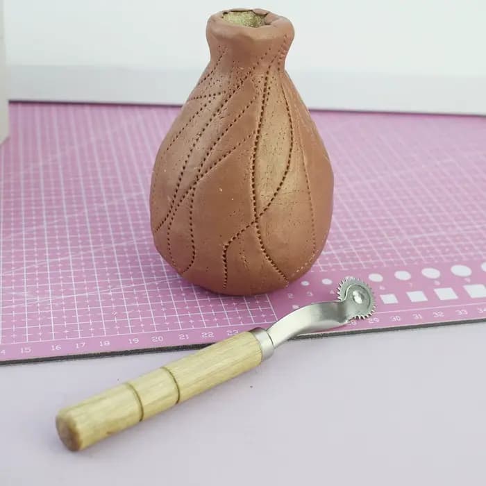 Rouleau texturant pour argile polymère, décoration, modelage, sculpture, poterie, céramique, outil de découpe et de façonnage, fournitures d'art et de loisirs créatifs