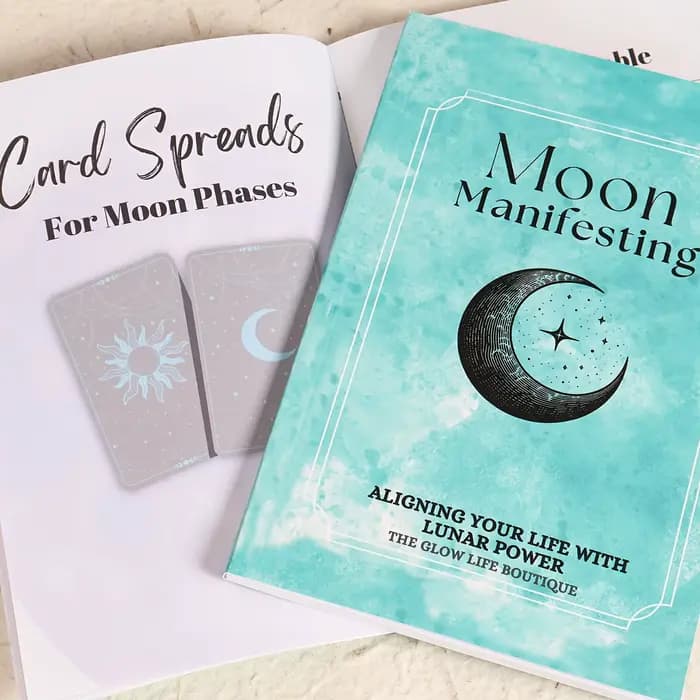 Carnet de notes A5 80 pages, pour professionnels, usage personnel au bureau, cadeau, propagation de cartes de tarot, rituel de pleine lune, agenda planificateur