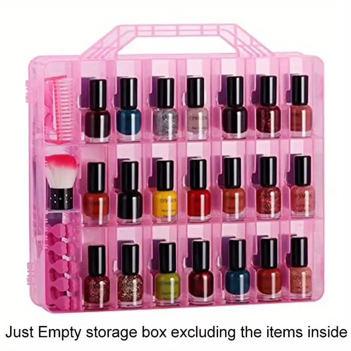 48 boîtes de rangement pour rouge à lèvres et vernis à ongles