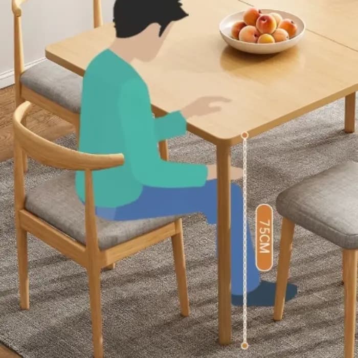 Table à manger pliante moderne et Simple, pour petit appartement, pieds en bois massif, Table carrée rétractable, Table de cuisine peu encombrante