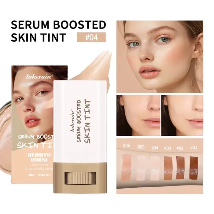 Nouveau baume sérum teinte pour la peau boostée Texture soyeuse couverture hydratante plus dodue même le teint