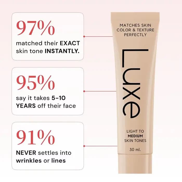Fond de teint changeant de couleur Luxe - Léger et respirant
