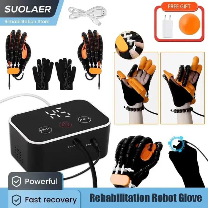 Gants de Robot de rééducation d'hémiplégie d'accident vasculaire cérébral, entraînement des doigts, gants de Massage, dispositif de récupération de la fonction de la main
