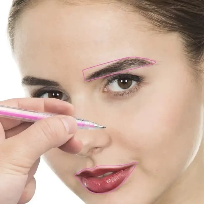 Stylo Marqueur de Peau pour Tatouage de Lèvres et Sourcils
