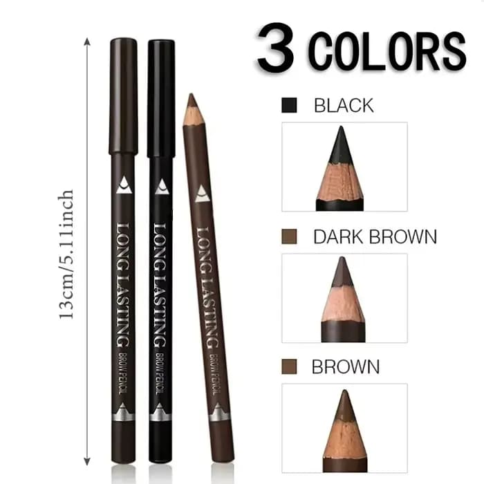 Crayon à sourcils professionnel imperméable pour femmes