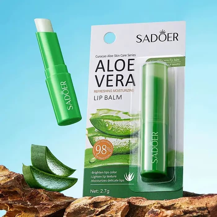 Baume à l'aloe vera pour les lèvres nourrissant