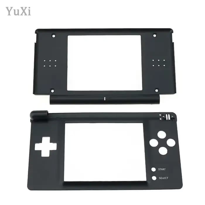 Cadre supérieur et inférieur pour DS Lite, cadre d'écran supérieur et inférieur pour NDSL, cadre intérieur d'écran noir, pièce de rechange, 1 pièce