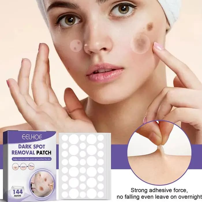144 pièces/1 boîte Patchs pour les taches du visage
