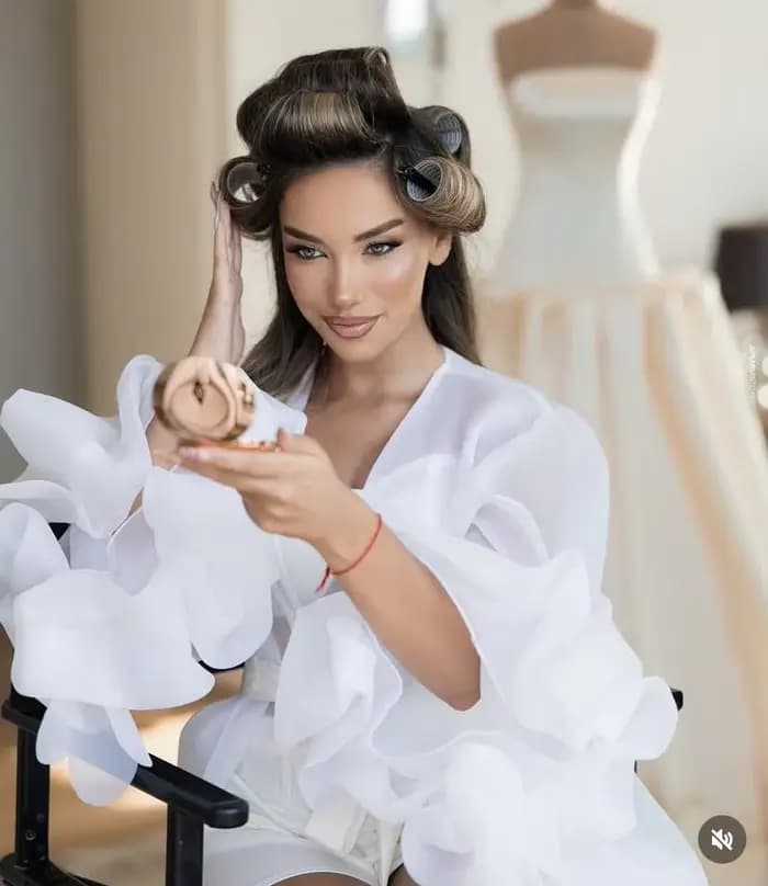 Robe de mariée blanche à volants, manches longues, en organza transparent, robe de soirée superposée, robes de mariée sur mesure pour femmes, peignoir à étages