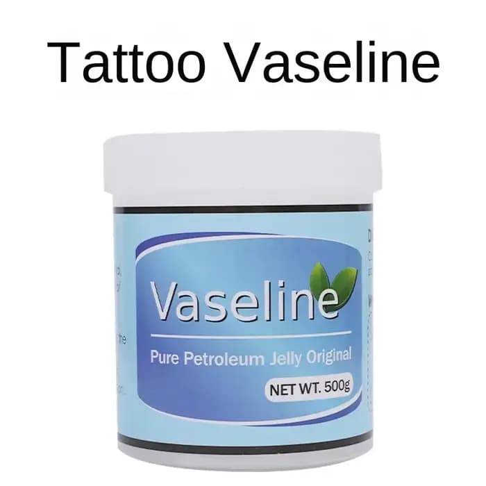 Vaseline Tatouage Classique Pratique 500g Bouteille Blanche pour Lubrification Cutanée et Coloration Auxiliaire Tatouage