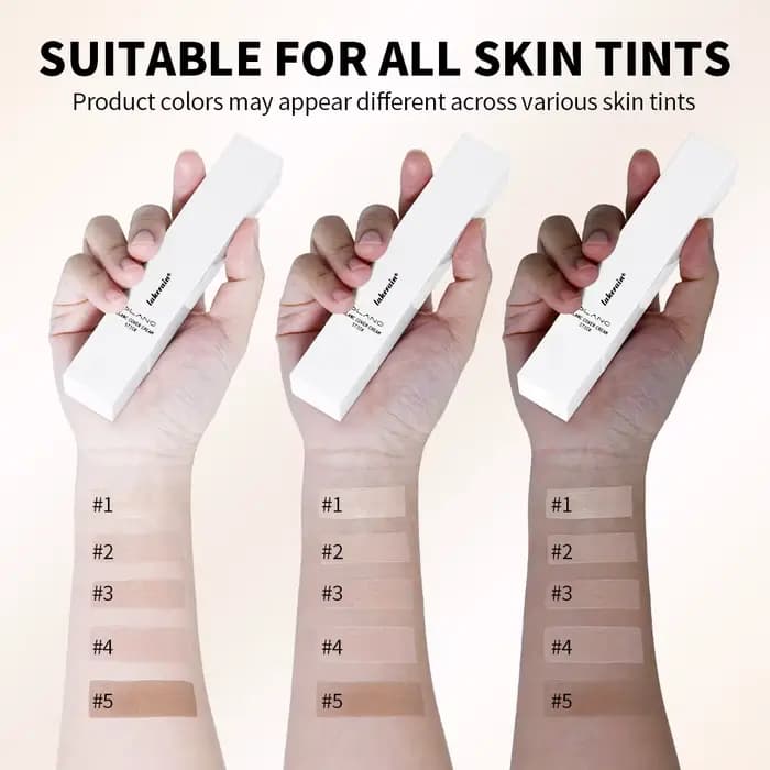 Blanc couverture crème bâton fond de teint changeant