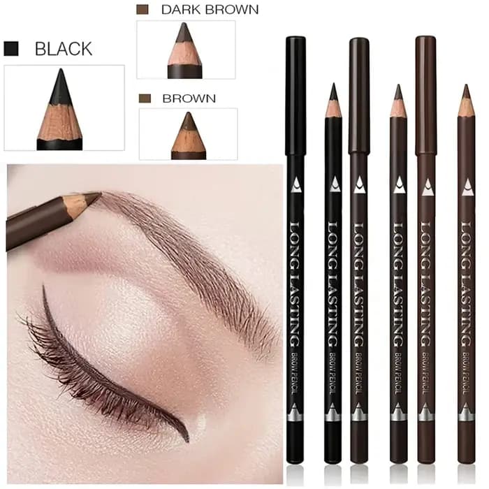 Crayon à sourcils professionnel imperméable pour femmes