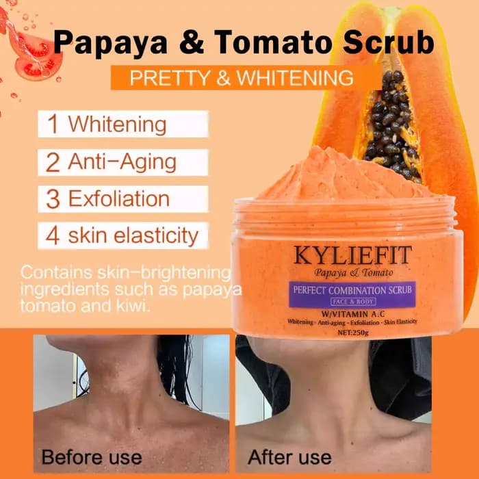 KYLIEFIT Exfoliant naturel au sel pour le corps et le visage