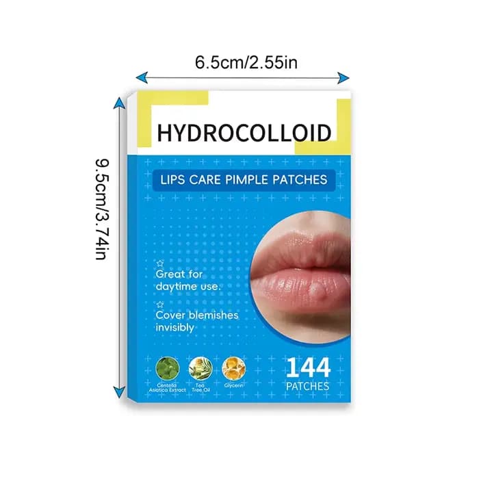 144 patchs hydrocolloïdes pour ampoules buccales et herpès labial