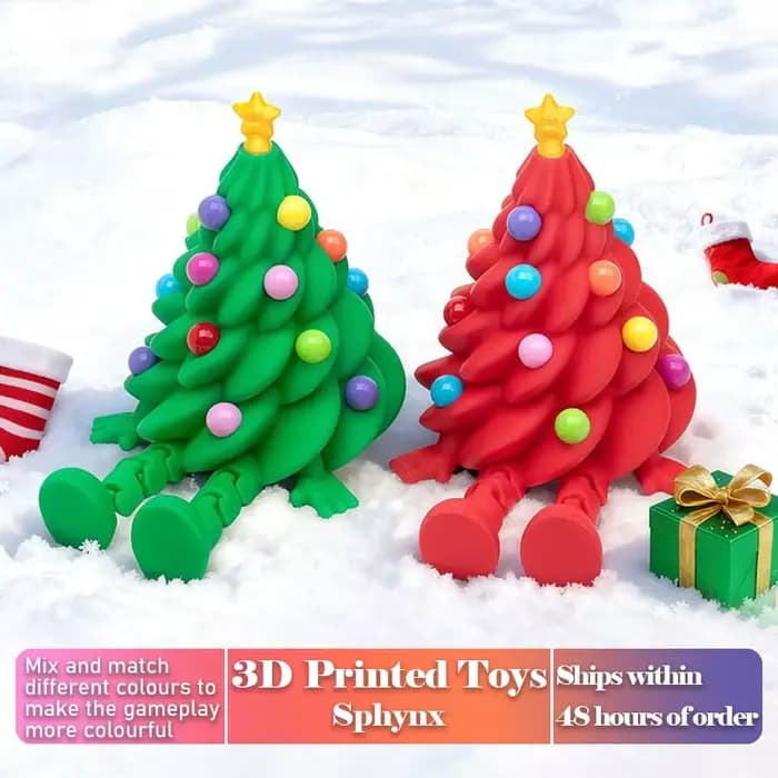 Modèle d'arbre de noël imprimé en 3D