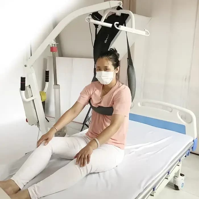 Machine de levage, lit à fronde, aide aux patients paralysés, avec fournitures pour personnes âgées, assis et debout, soins de santé à la maison