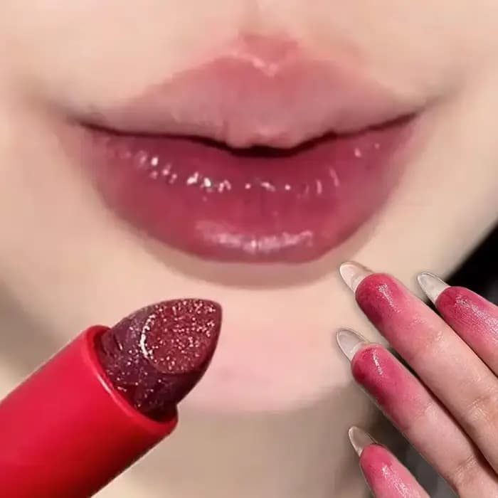Rouge à lèvres effet miroir hydratant
