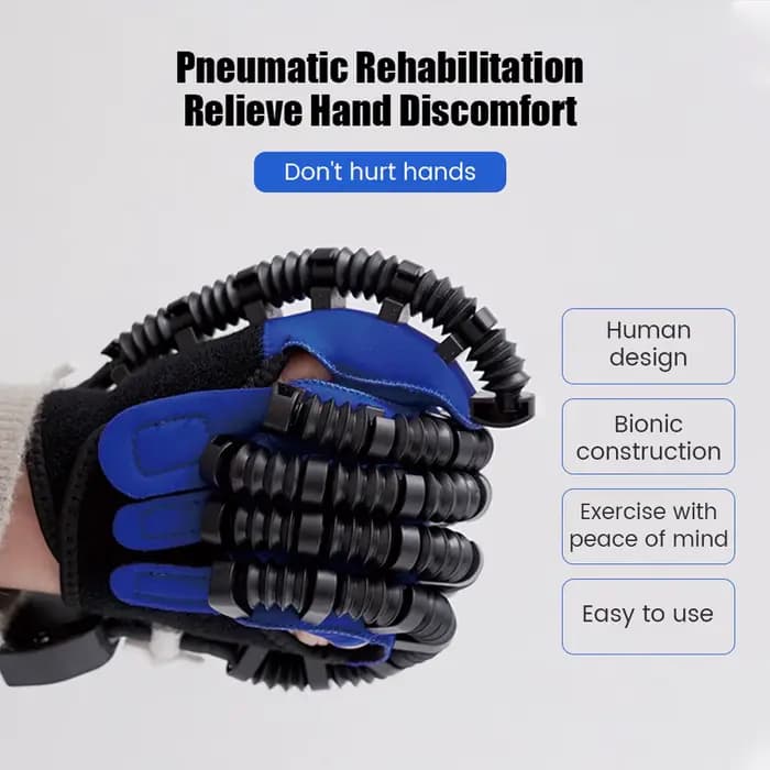 Gant Robot de rééducation des mains, entraînement des doigts, gants de Massage, rééducation des accidents vasculaires cérébrales, hémiplégie, récupération de la fonction des mains