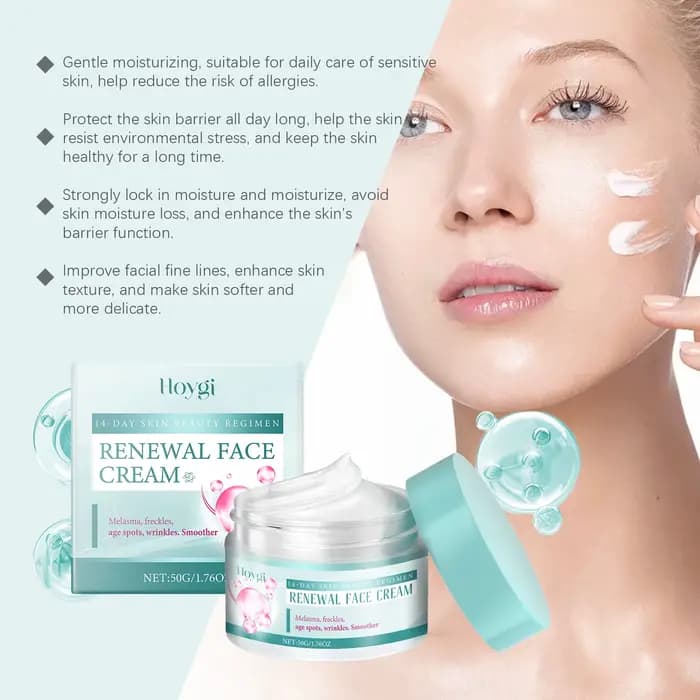 Crème raffermissante au collagène pour le visage, renouvellement, nutrition profonde, réduction des taches brunes et des taches de rousseur, éclaircissante, lissante, liftante et raffermissante