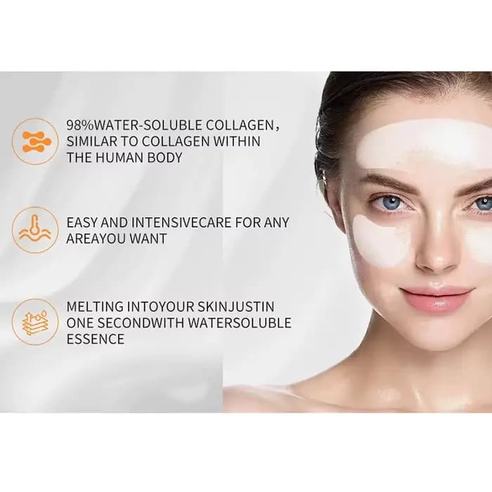 Ensemble de masques au collagène raffermissant pour Lifting du visage, avec Spray d'essence, coréen, absorbant, soluble, à l'acide hyaluronique, ensemble de patchs pour les yeux