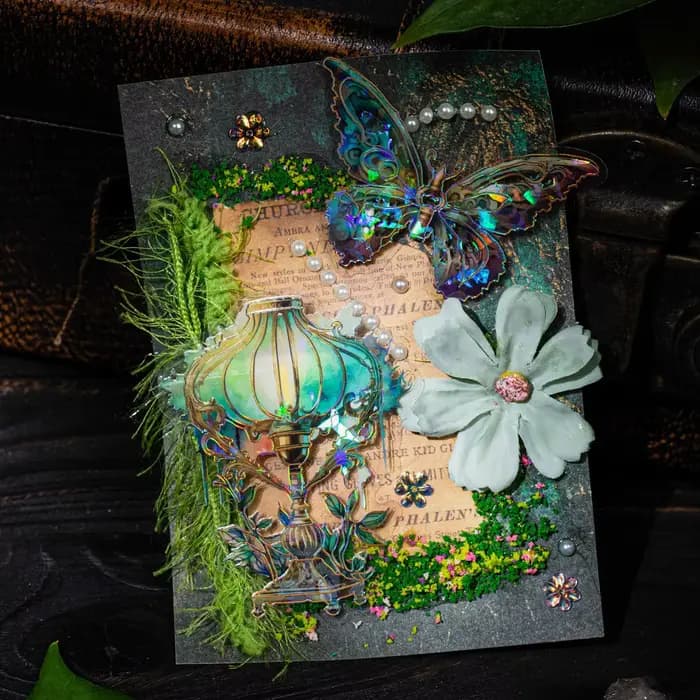 30 feuilles/paquet de papier pour scrapbooking Série Rêve Flottant, papier décoratif pour journal avec fond aquarelle