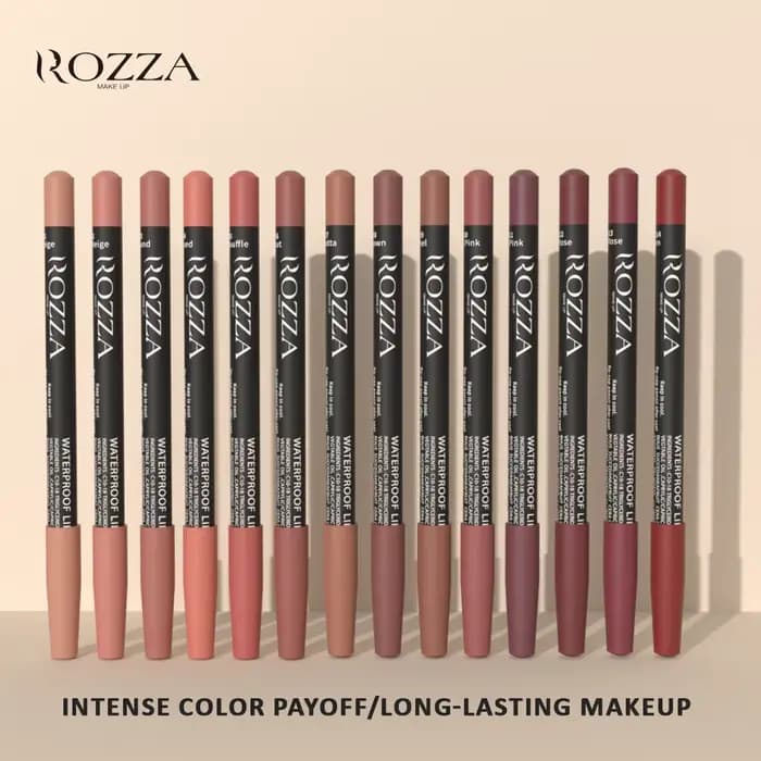 Rozza – ensemble de crayons à lèvres imperméables