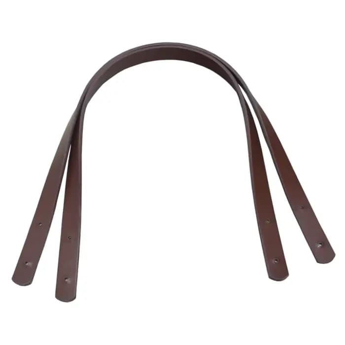 1 paire de poignées en cuir de 60cm, sacs à bandoulière durables, ceinture détachable, poignée à rivets pour femmes, bricolage, sangle de remplacement pour sac à main
