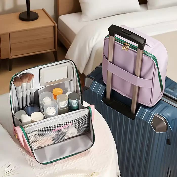 Trousse à cosmétiques de grande capacité 1 pièce