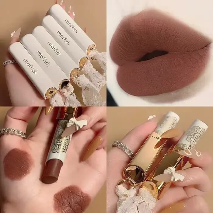 Rouge à lèvres en dentelle
