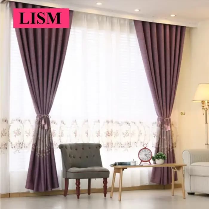 Rideaux occultants américains en lin et coton brodé de fleurs, décoration de fenêtre pour chambre à coucher, salon, balcon, Tulle blanc personnalisé