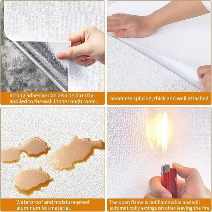 Panneaux muraux 3D en lin DIY, autocollants, imperméables, en mousse, pour la rénovation de la maison, la décoration de la chambre à coucher et du salon