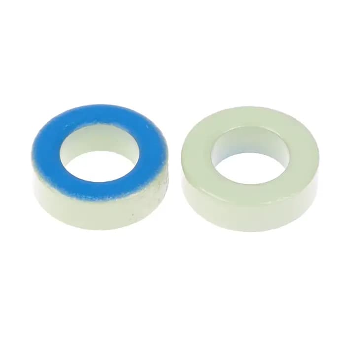 Anneau de noyaux toroïdaux de Ferrite de fer T94-52, 5 pièces, pour inducteurs, noyau de poudre de fer, anneau bleu vert