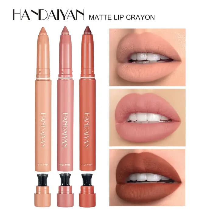 Stylo à lèvres mat velours rose 12 couleurs