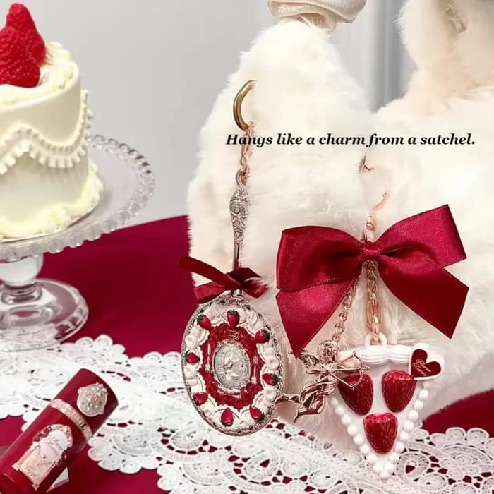 Flower Knows fraise Cupidon Collection solide parfum baume pendentif parfums pour hommes et femmes Original