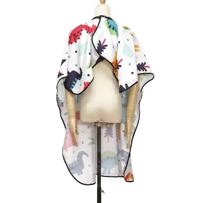 Cape de coiffeur pour enfants, dessin animé, pour Salon de coiffure professionnel, enveloppe de barbier, robe de coupe imperméable, fournitures de soins capillaires