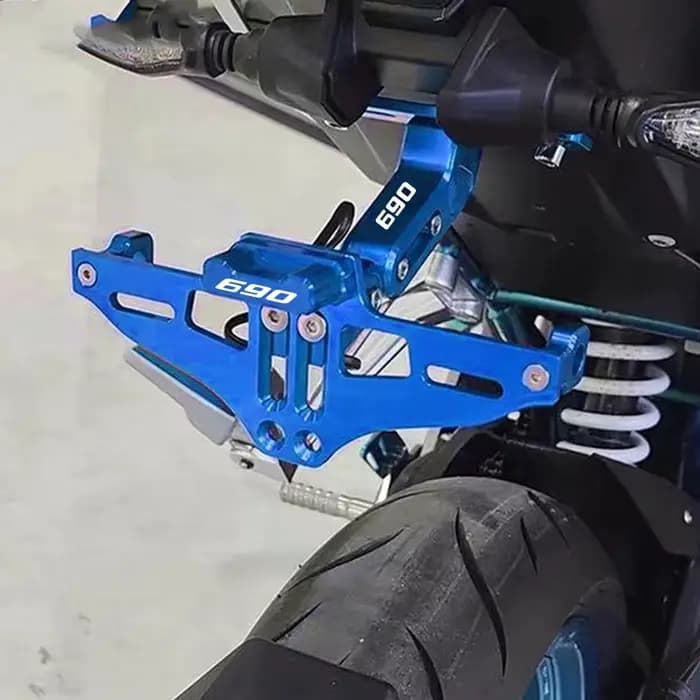 Support de plaque d'immatriculation, cadre de plaque d'immatriculation, support de lumière LED, clignotant, pour 690 SM/SMCR/SMC 690 Enduro R ABS 2007-2024 2023 2022