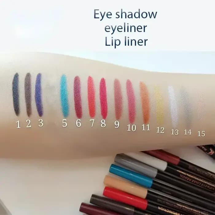 Crayon Eyeliner bleu mat, imperméable, pigment coloré durable, noir, blanc, jaune, stylo pour les yeux, ne fleurit pas, maquillage, cosmétiques