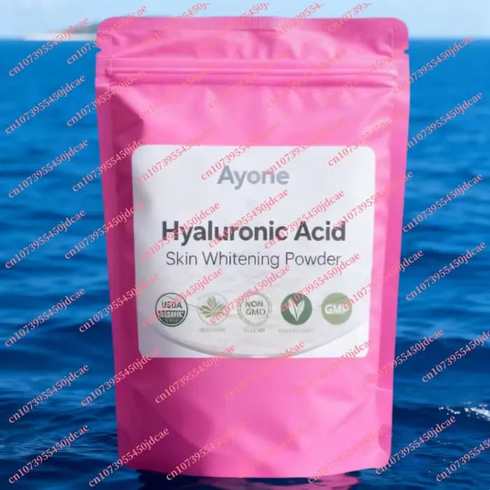 Poudre d'acide hyaluronique 99%, faible poids moléculaire, hydratant et blanchissant, ingrédients cosmétiques supérieurs, Anti-âge de qualité alimentaire