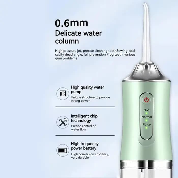 Irrigateur buccal, hydropulseur dentaire, portable, 3 modes, nettoyeur de dents, brosse à dents, hygiène buccale, propre, aste par USB